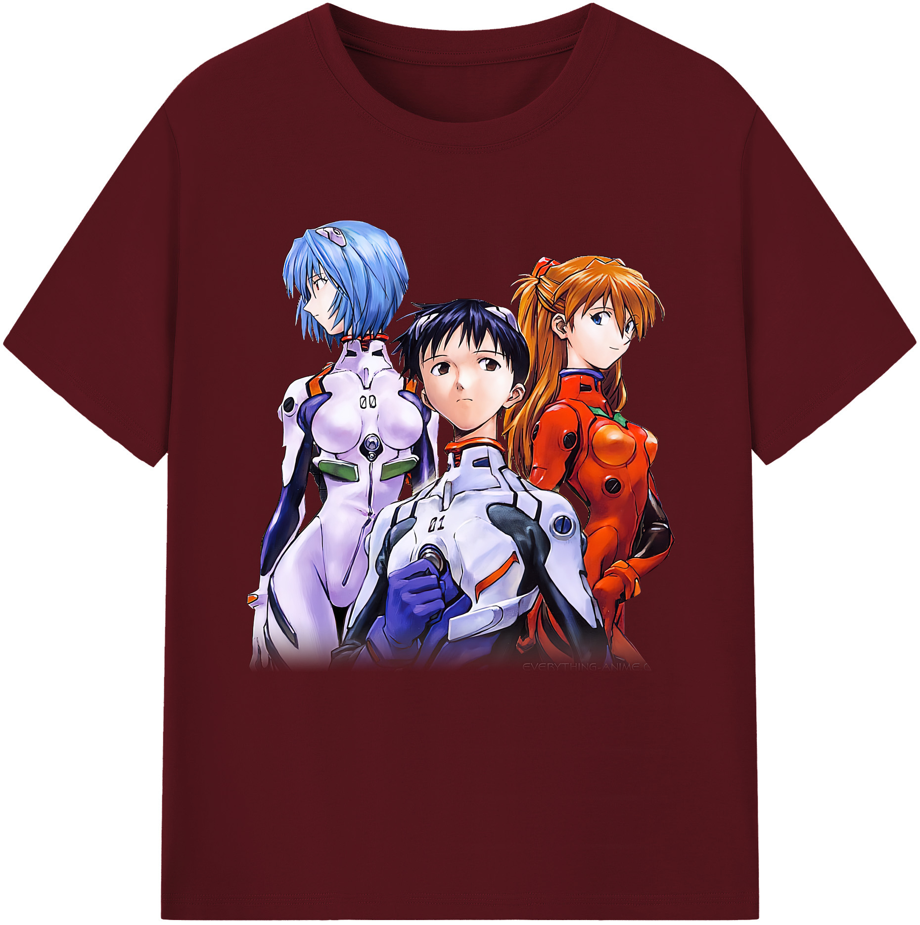（画像用） EVA 新世紀エヴァンゲリオン 綿100％半袖Tシャツ（フロントプリント）